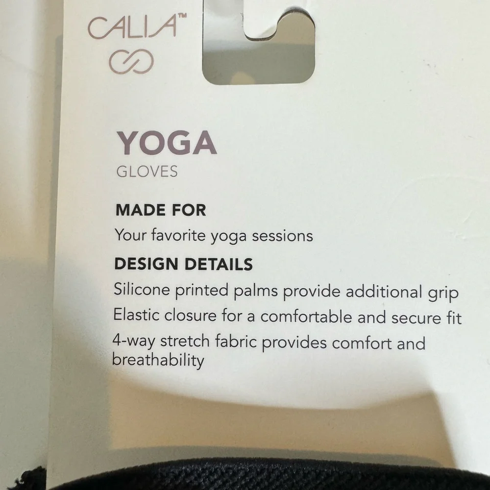 CALIA Yoga Gloves black and grey